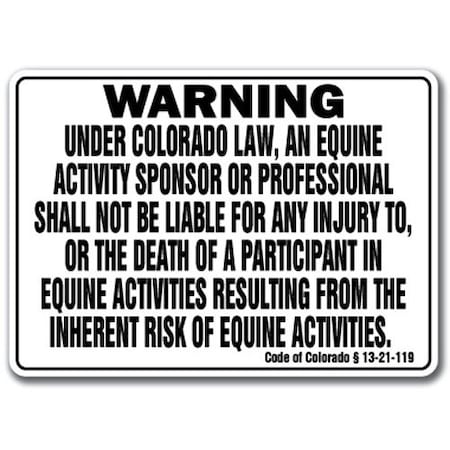 Signmission 18 in Height, Aluminum, 18" x 12", WS-A-1218-Colorado WS-A-1218-Colorado